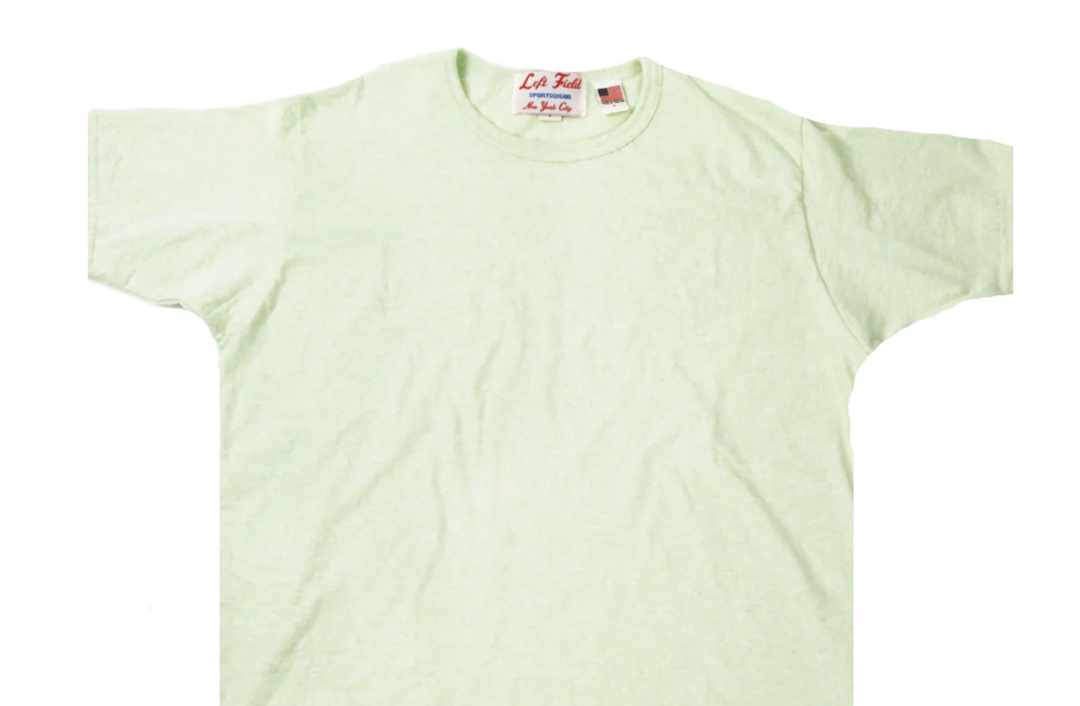 Left Field NYC Grass Stain Heather Cotton Tee